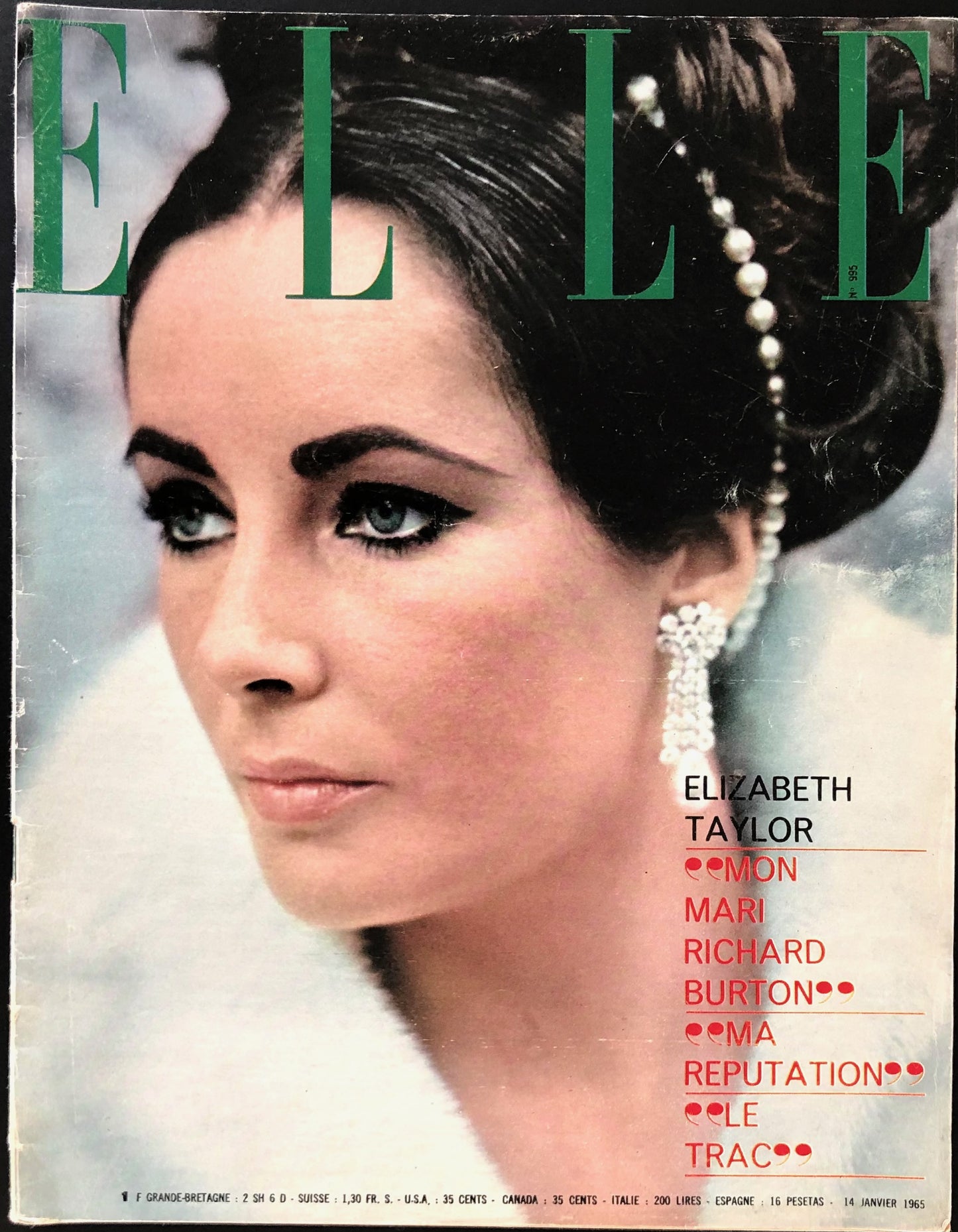 ELLE France 14 January 1965 - Elizabeth Taylor