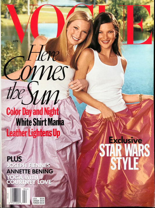 Vogue US April 1999 - Maggie Rizer - Kate Moss - Steven Meisel