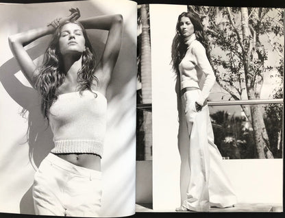 Vogue US April 1999 - Maggie Rizer - Kate Moss - Steven Meisel