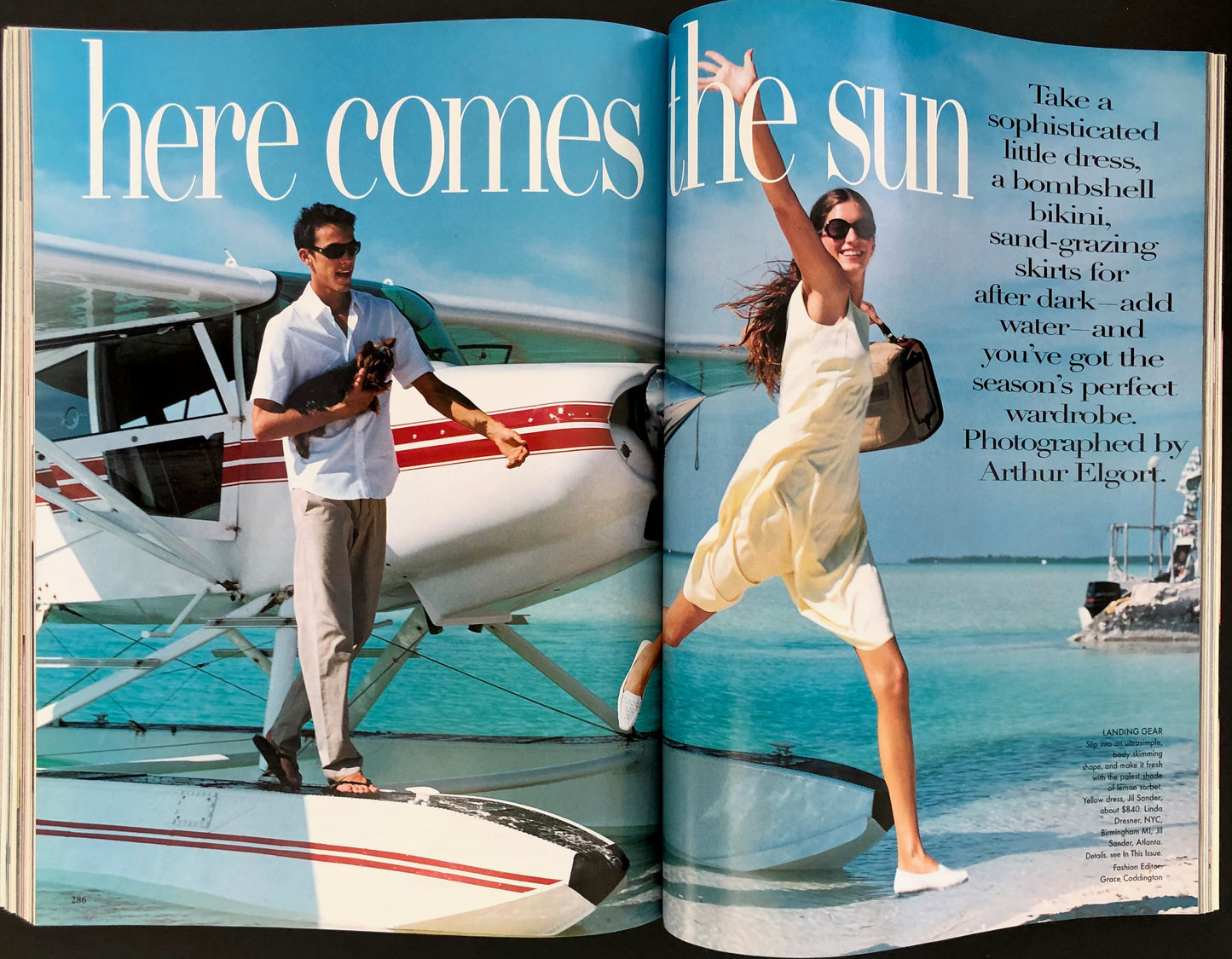 Vogue US April 1999 - Maggie Rizer - Kate Moss - Steven Meisel