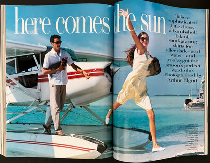 Vogue US April 1999 - Maggie Rizer - Kate Moss - Steven Meisel