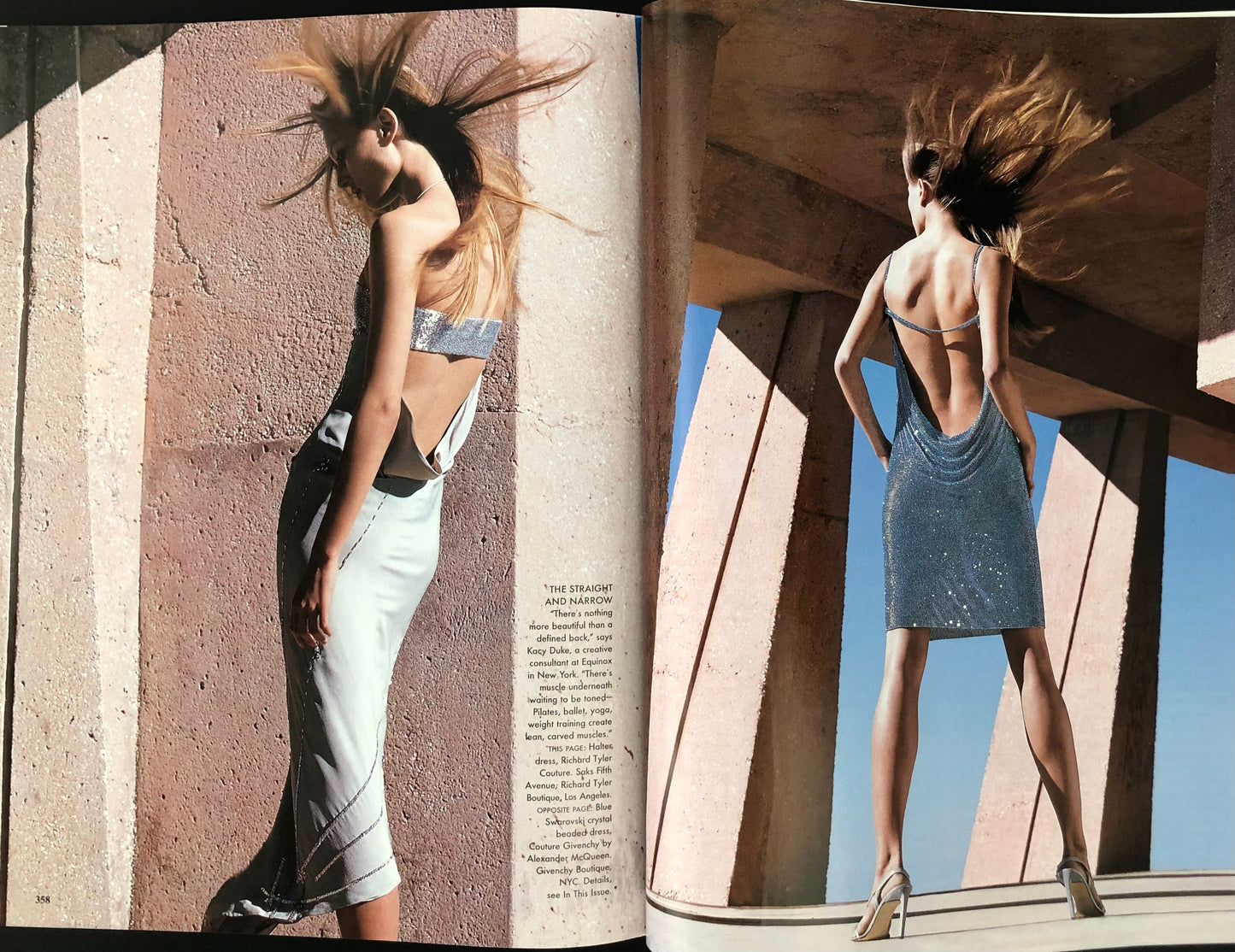 Vogue US April 1999 - Maggie Rizer - Kate Moss - Steven Meisel