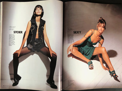 ELLE juli 1990 - Olatz Lopez by John Bishop