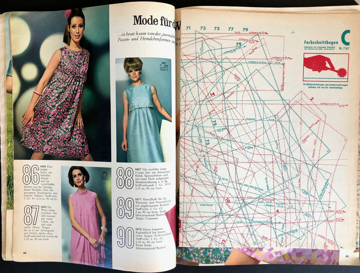 Burda Moden July 1967