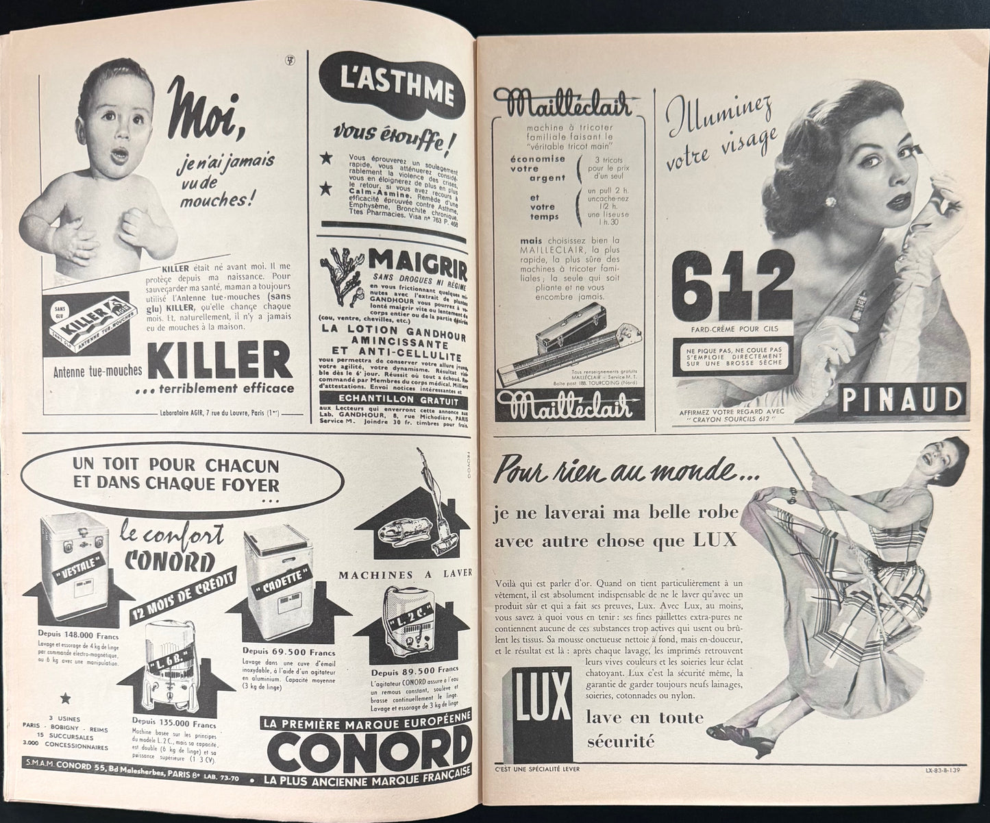 Modes et Travaux July 1954
