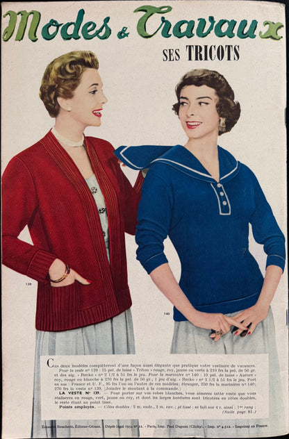 Modes et Travaux July 1954