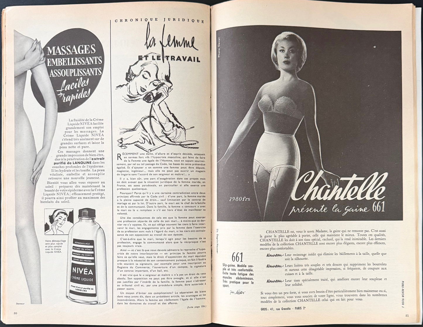Modes et Travaux June 1958