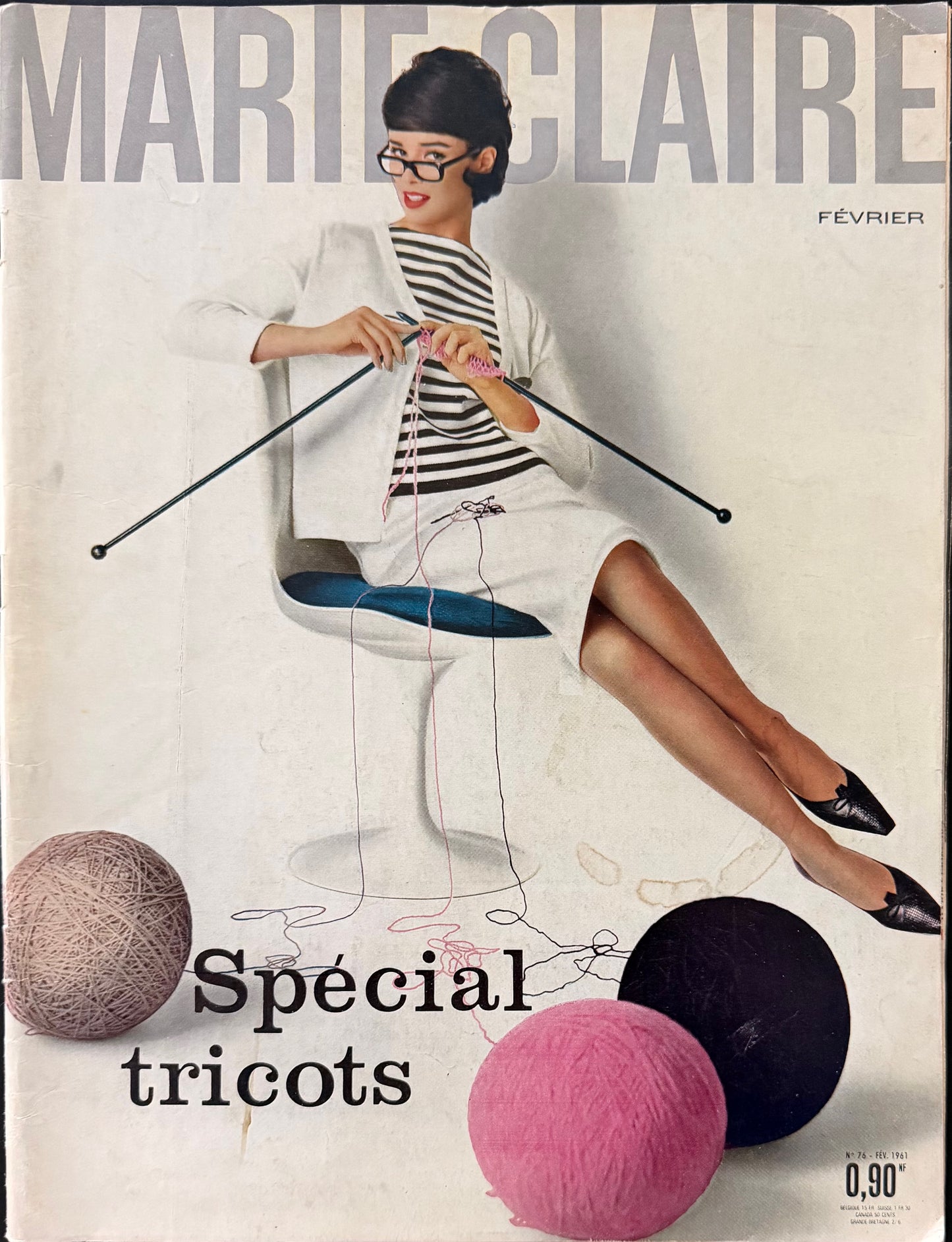 Marie Claire France February 1961 (No. 76)