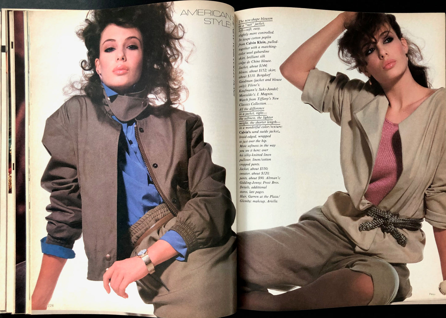 Vogue US February 1981 - Kim Alexis - Richard Avedon