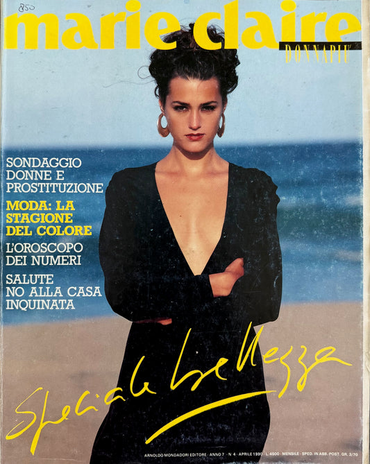 Marie Claire Italy April 1990 - Yasmin Le Bon