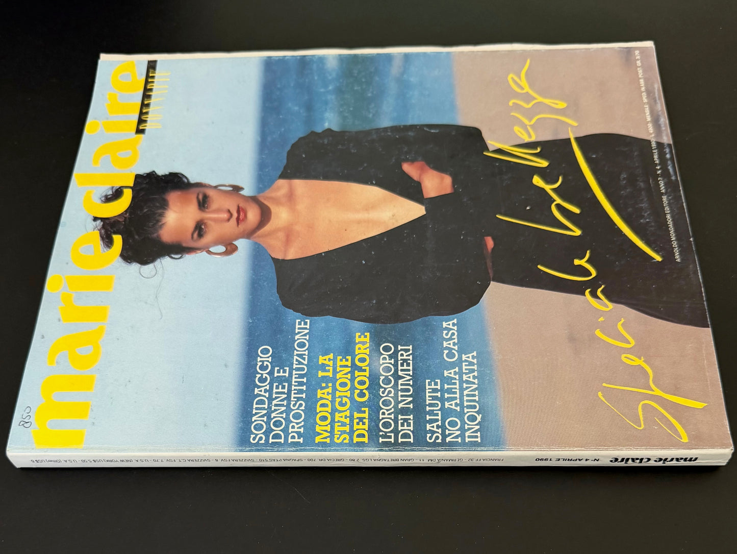 Marie Claire Italy April 1990 - Yasmin Le Bon