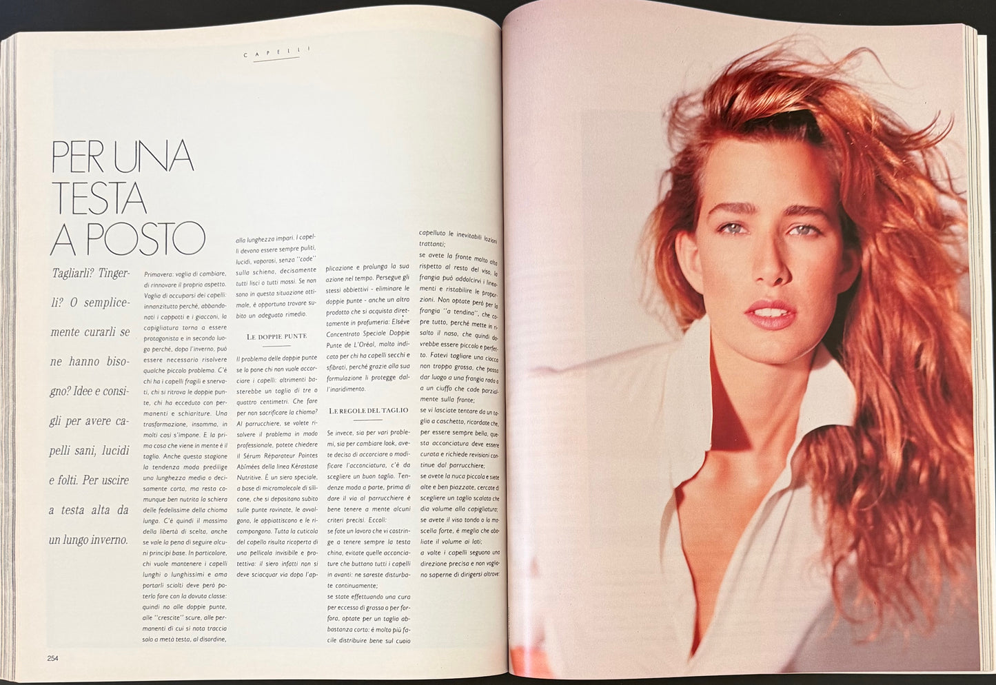 Marie Claire Italy April 1990 - Yasmin Le Bon