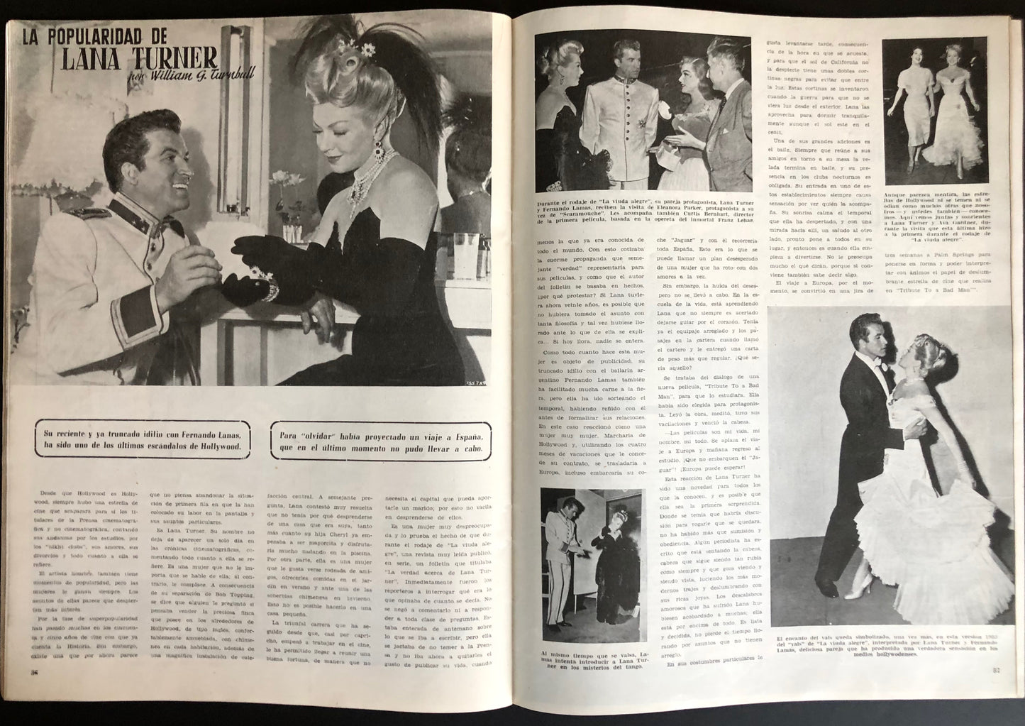 Imagenes March 1953 (Spanish film magazine) - Yvonne de Carlo