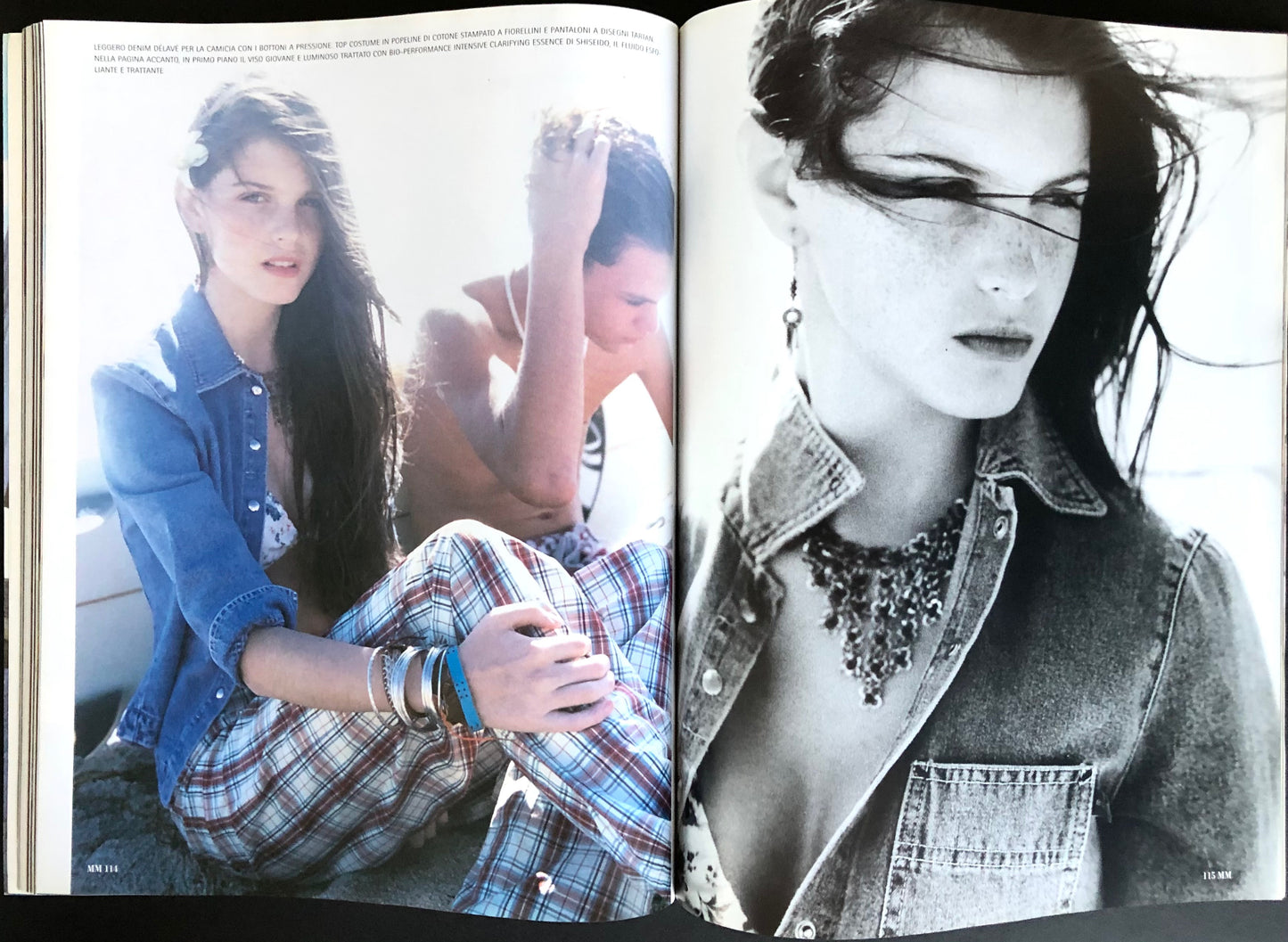 Max Mara MM magazine Spring/Summer 2000 - Carolyn Murphy by Steven Meisel