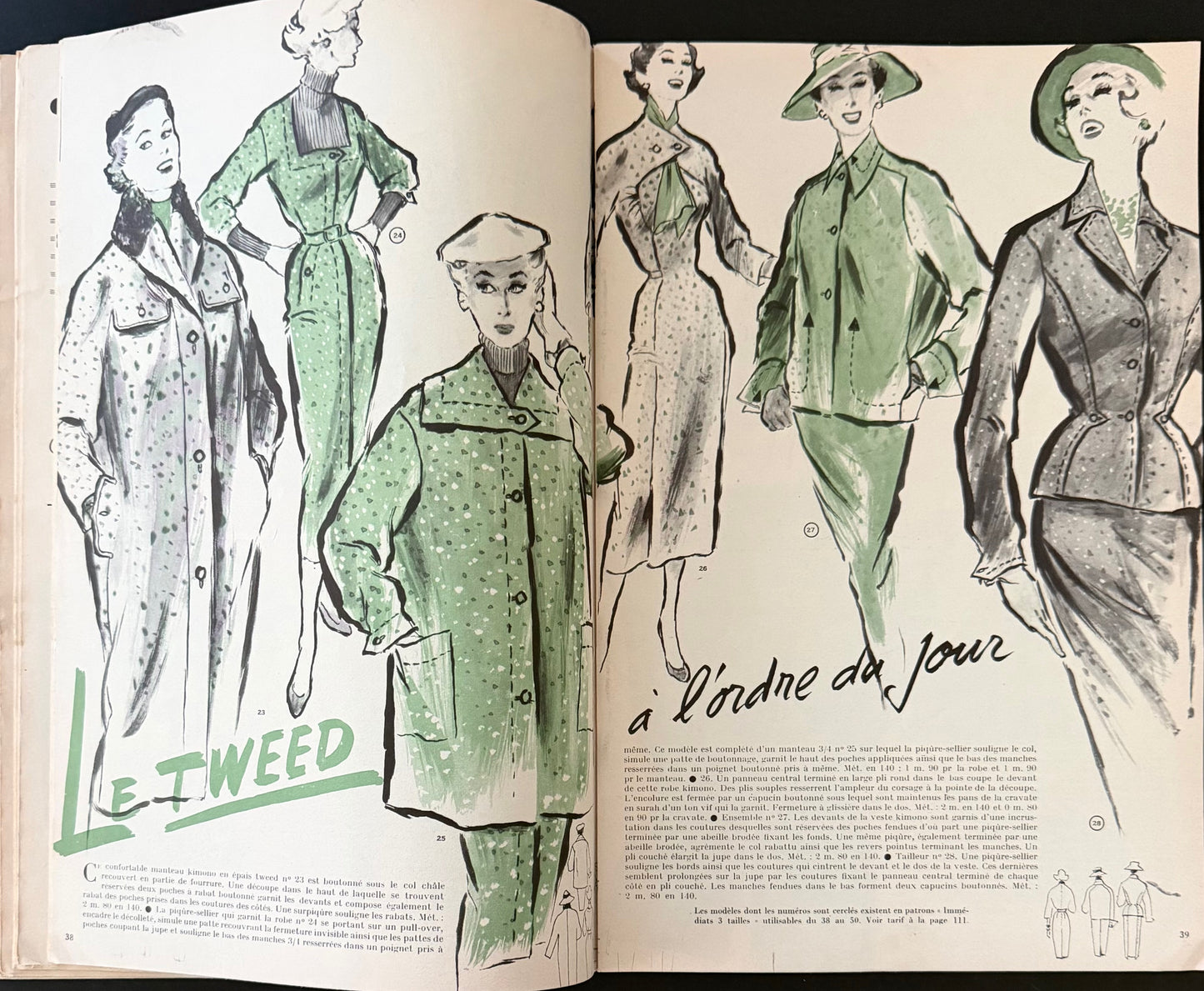 Modes et Travaux September 1954
