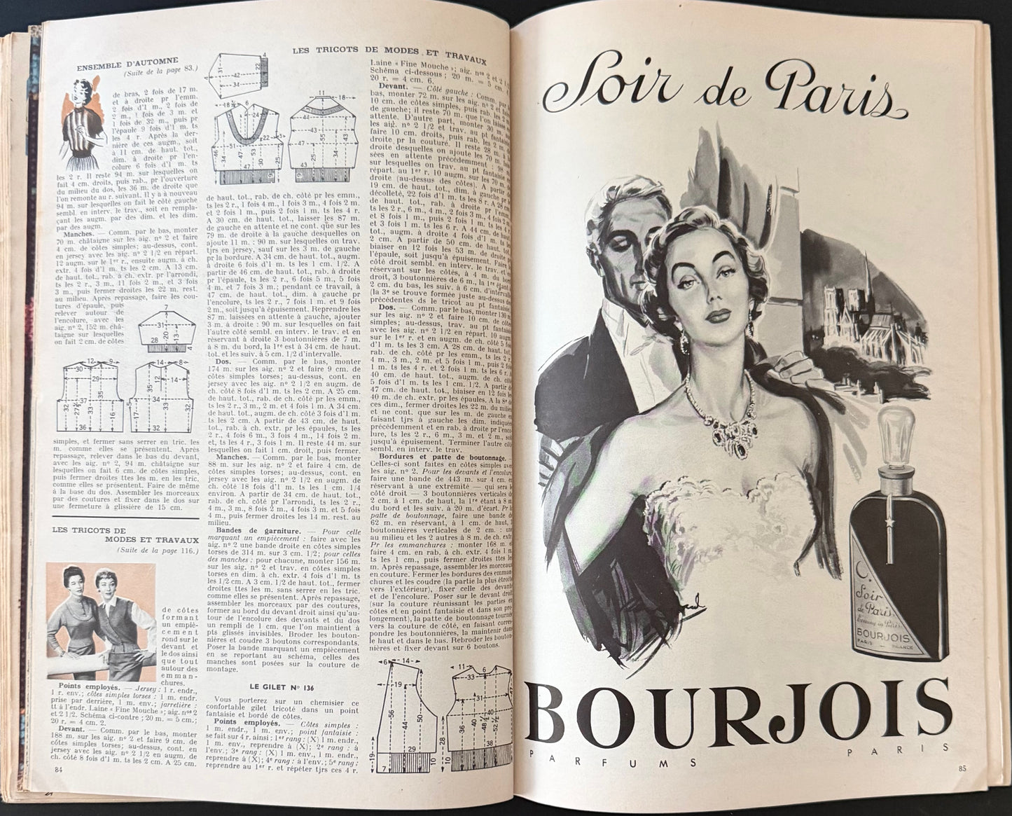 Modes et Travaux September 1954