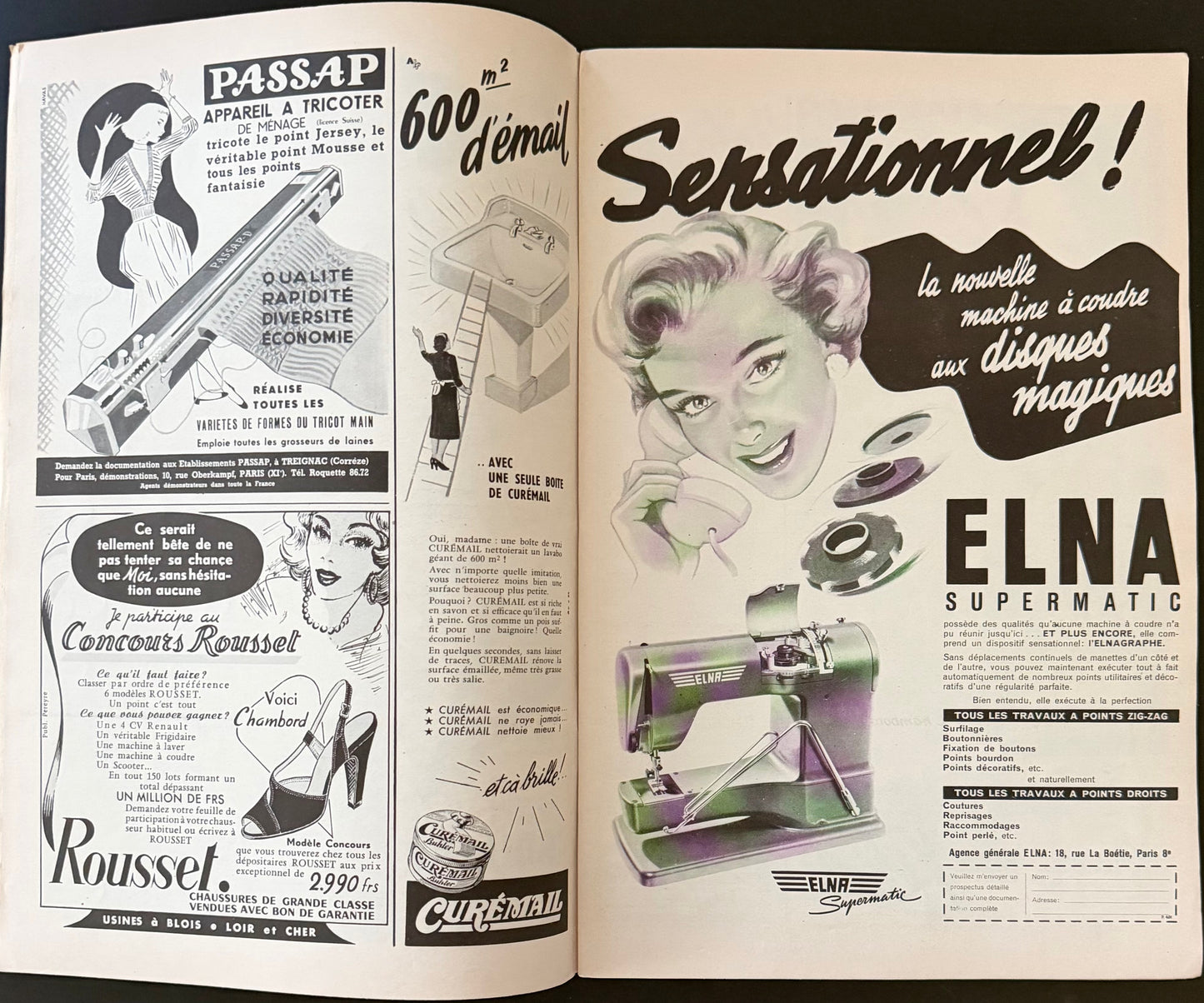 Modes et Travaux March 1954