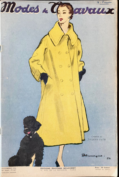 Modes et Travaux November 1954