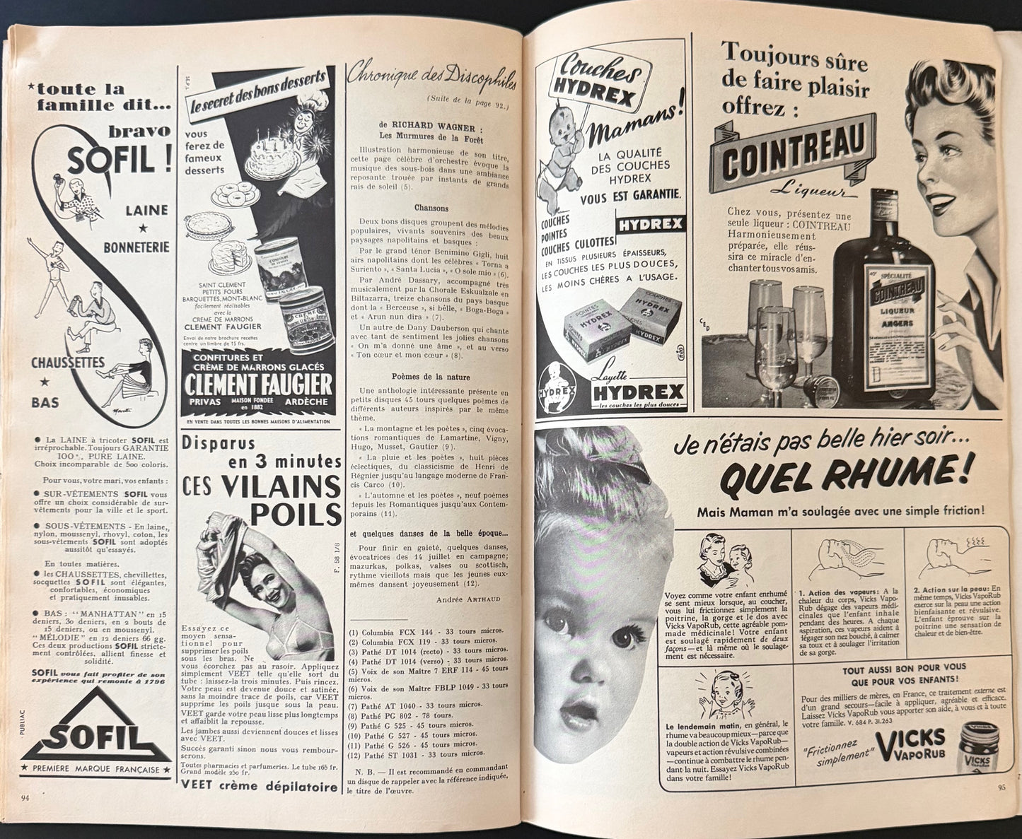 Modes et Travaux November 1954