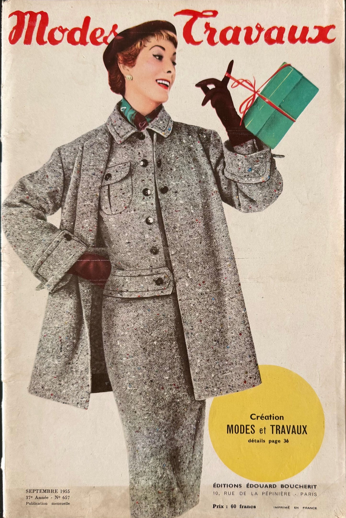 Modes et Travaux September 1955