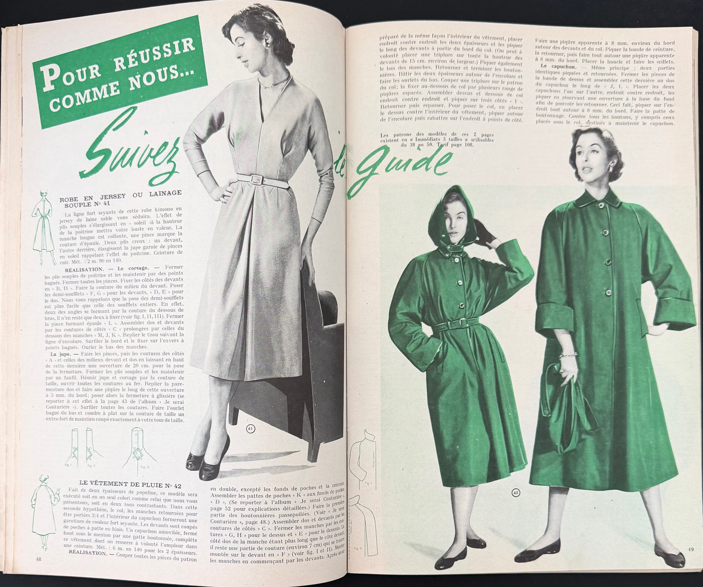 Modes et Travaux March 1954
