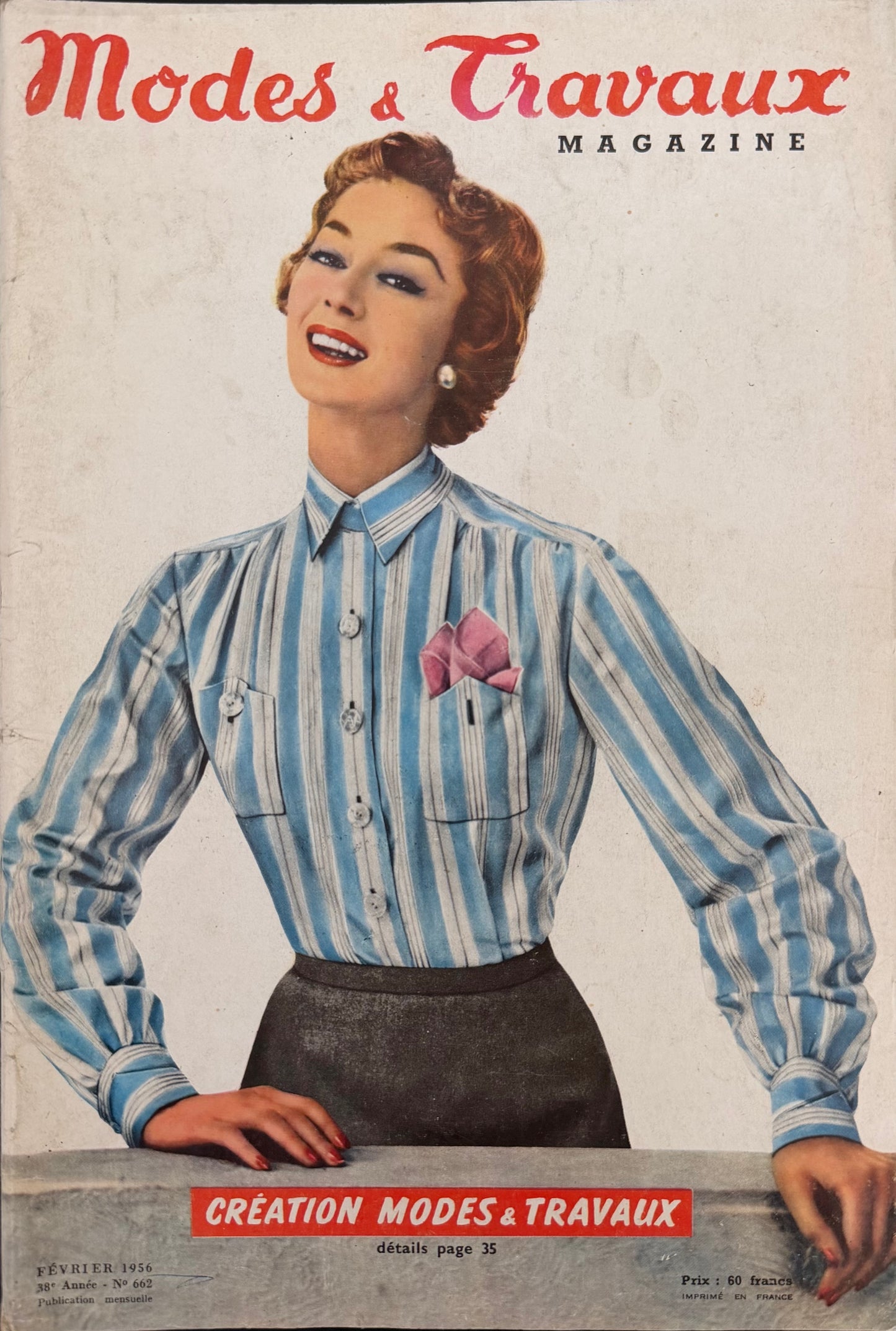Modes et Travaux February 1956