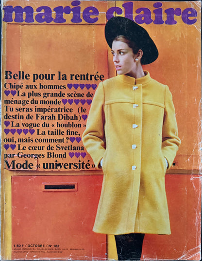 Marie Claire France October 1967 (No. 182)
