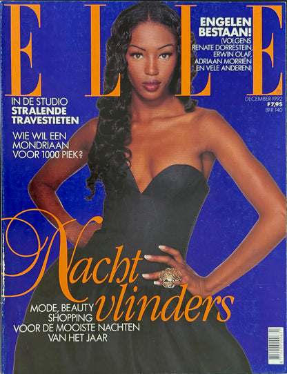 ELLE december 1992 - Naomi Campbell