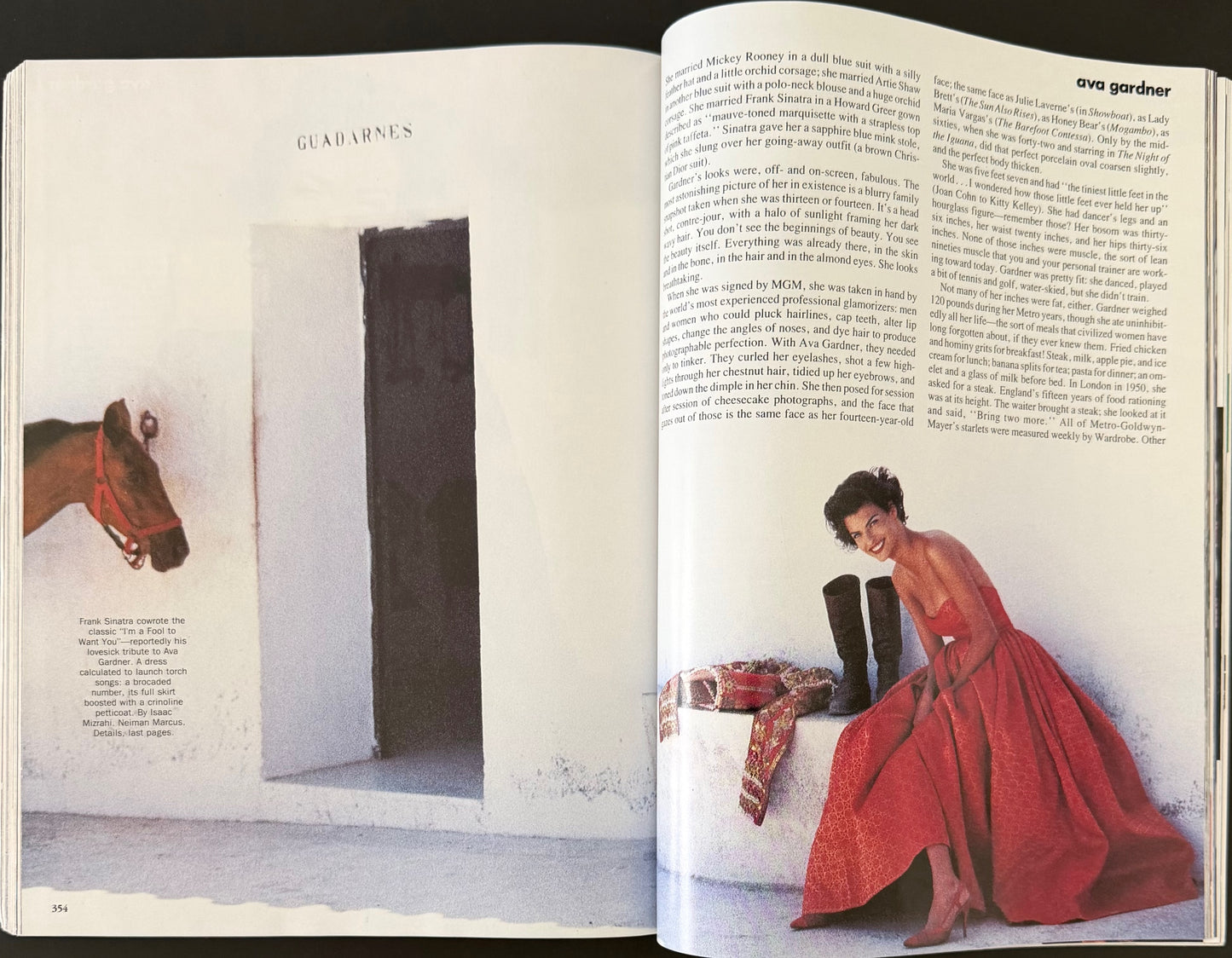 Vogue US October 1990 - Cindy Crawford - Patrick Demarchelier