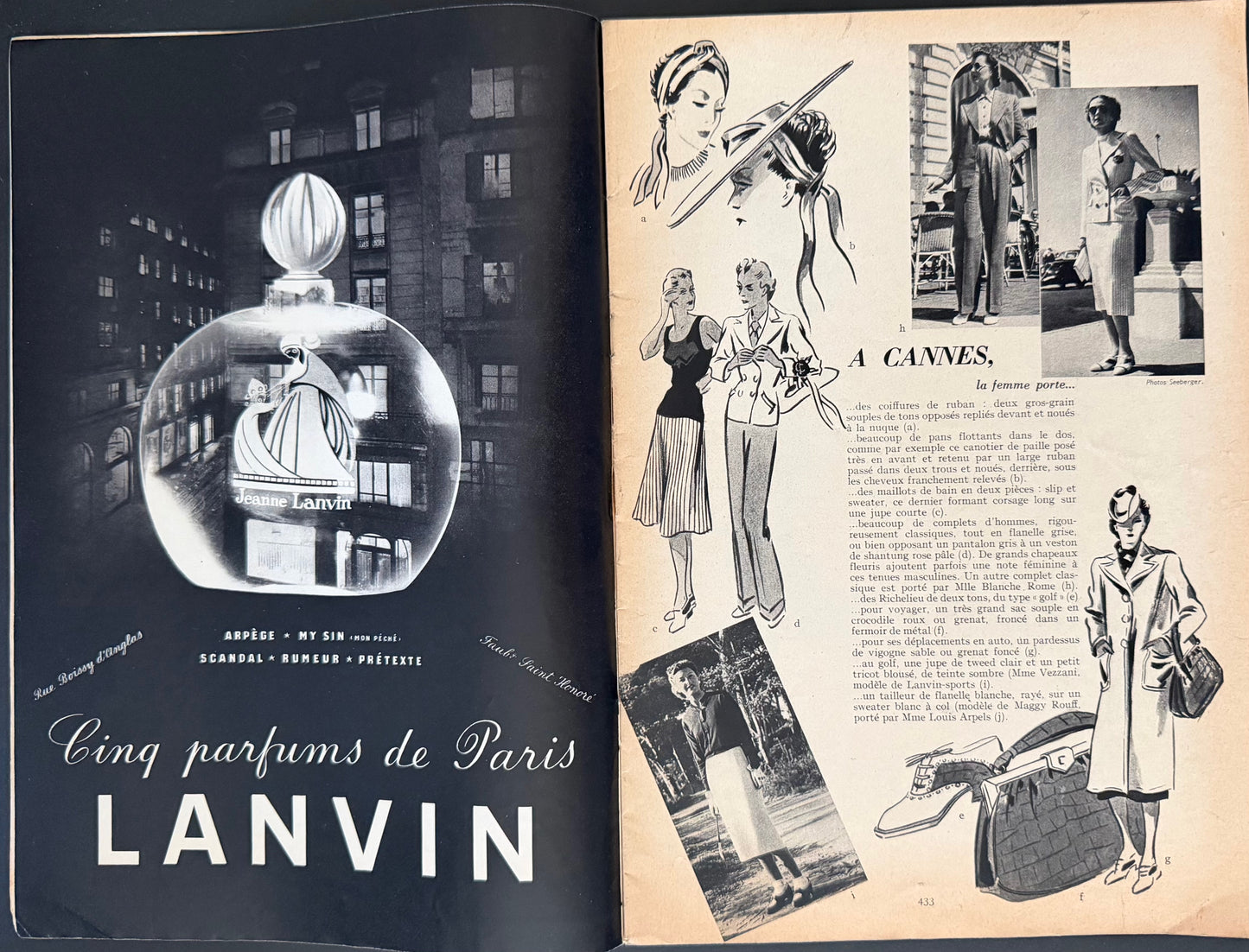 Le Jardin des Modes June 1, 1938
