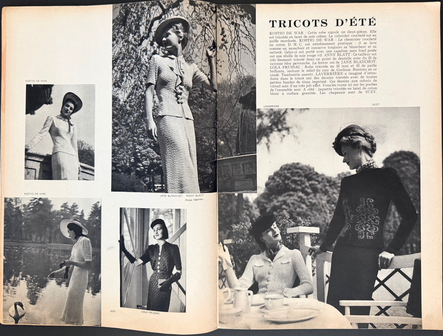 Le Jardin des Modes June 1, 1938