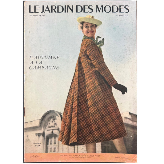 Le Jardin des Modes August 15, 1939