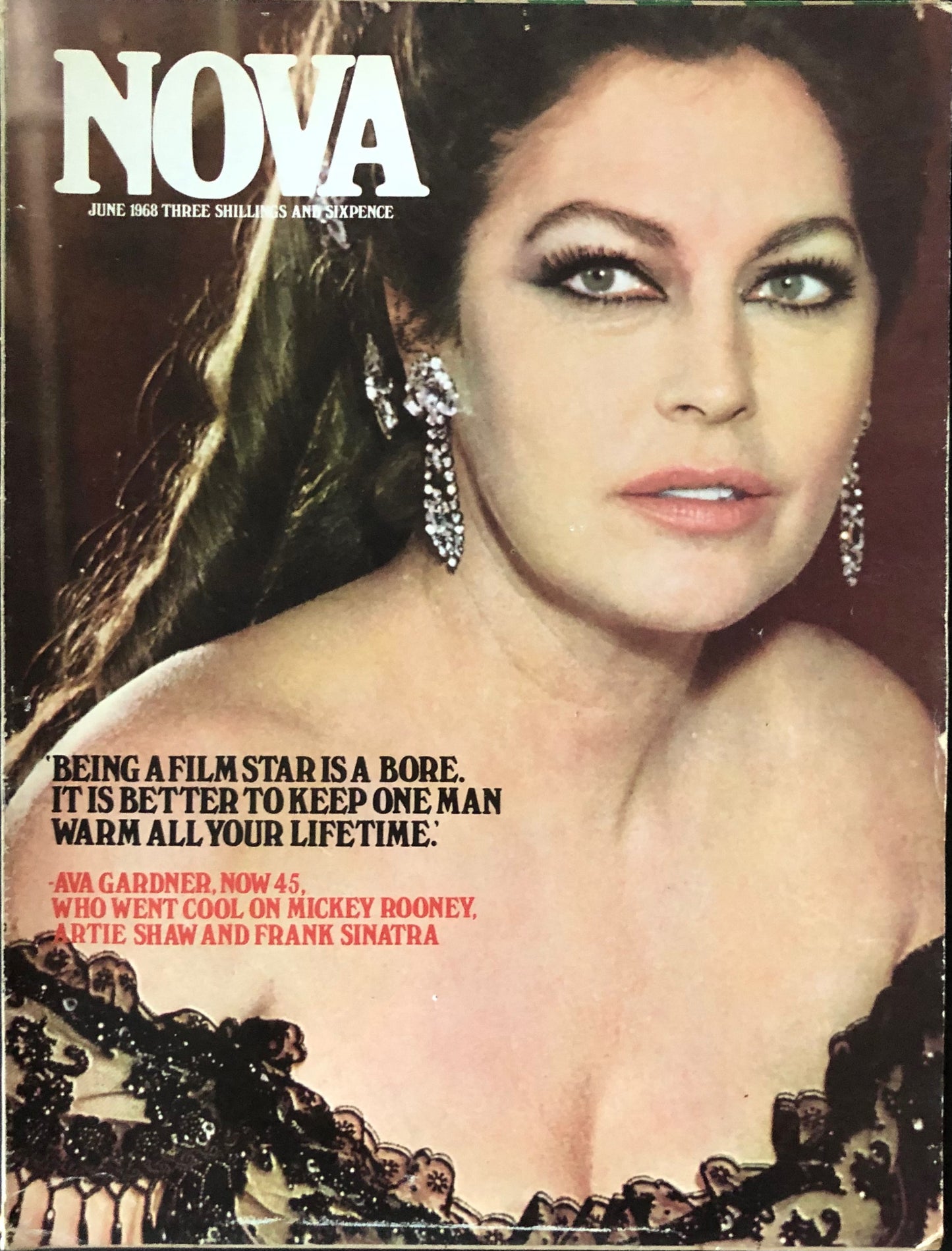 NOVA June 1968 - Ava Gardner by Terry O'Neill