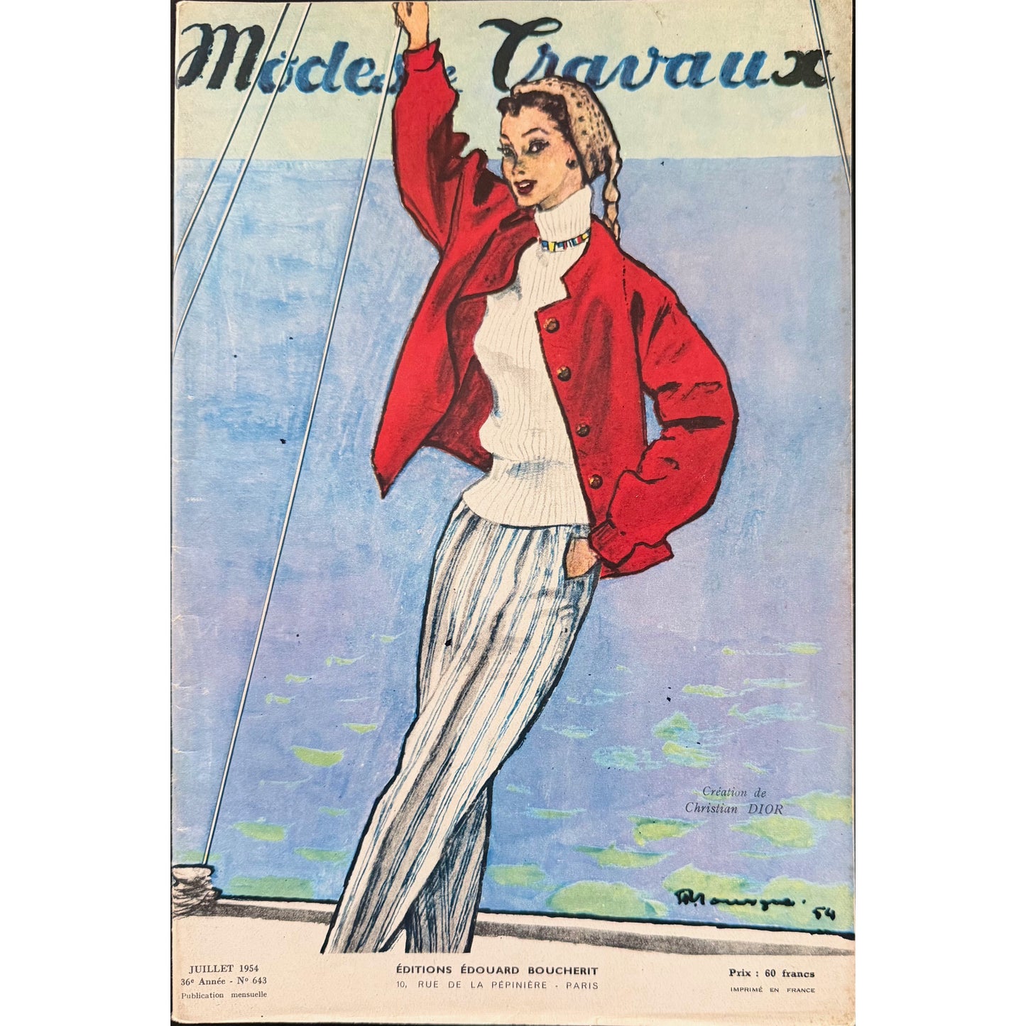 Modes et Travaux July 1954