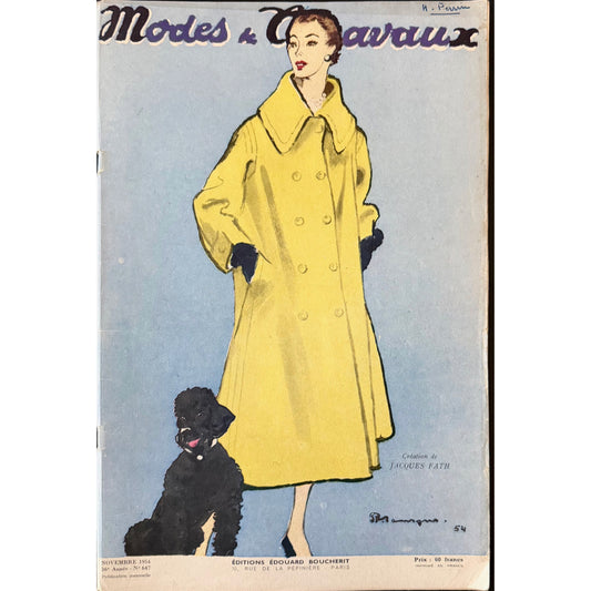 Modes et Travaux November 1954