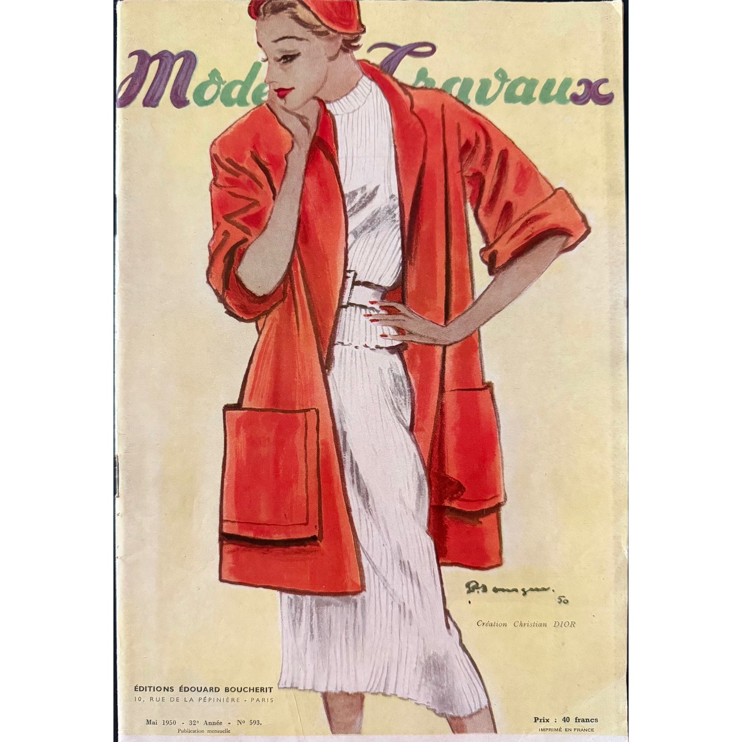 Modes et Travaux May 1950