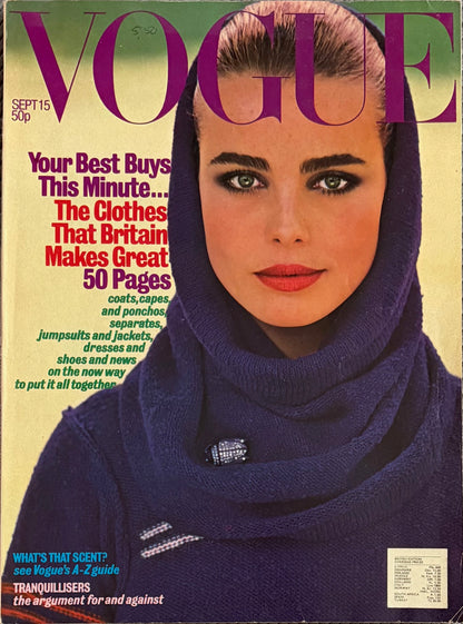 Vogue UK September 15, 1976 - Margaux Hemingway