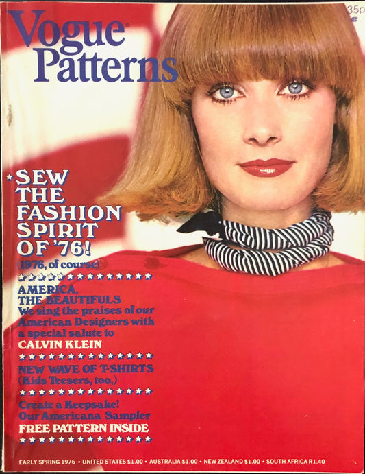 Vogue Pattern Book/Vogue Patterns Early Spring 1976