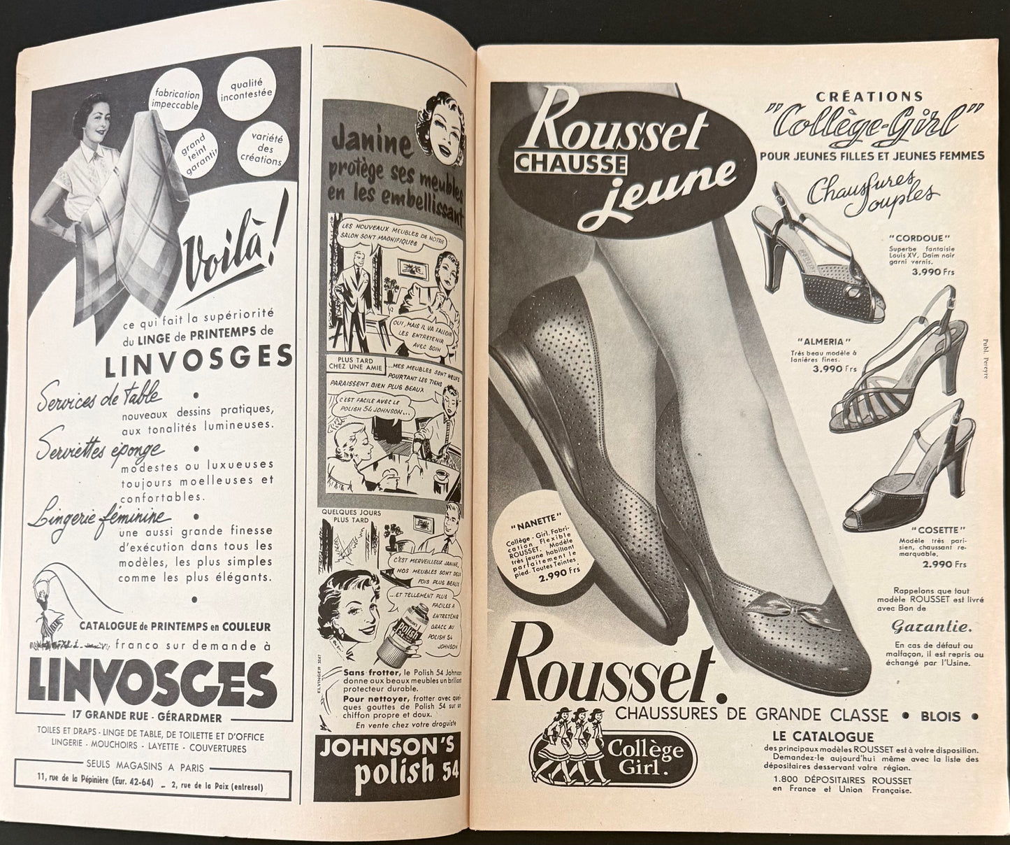Modes et Travaux April 1955