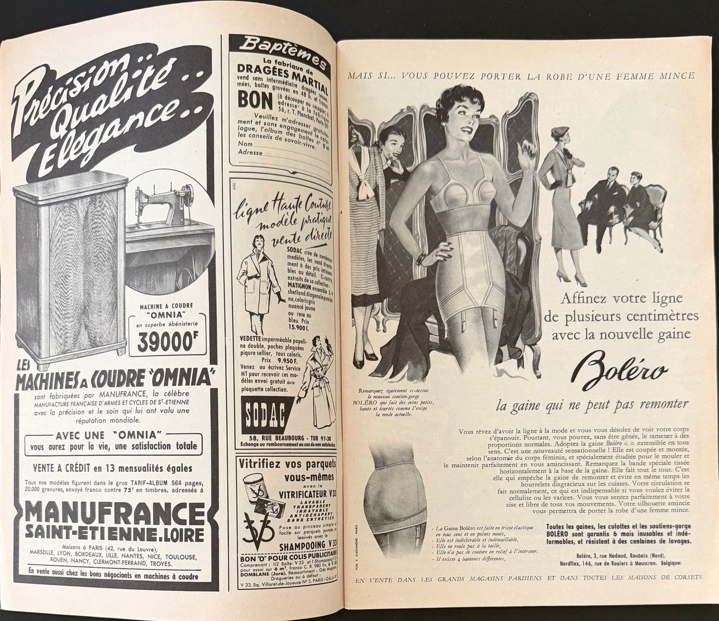 Modes et Travaux April 1955