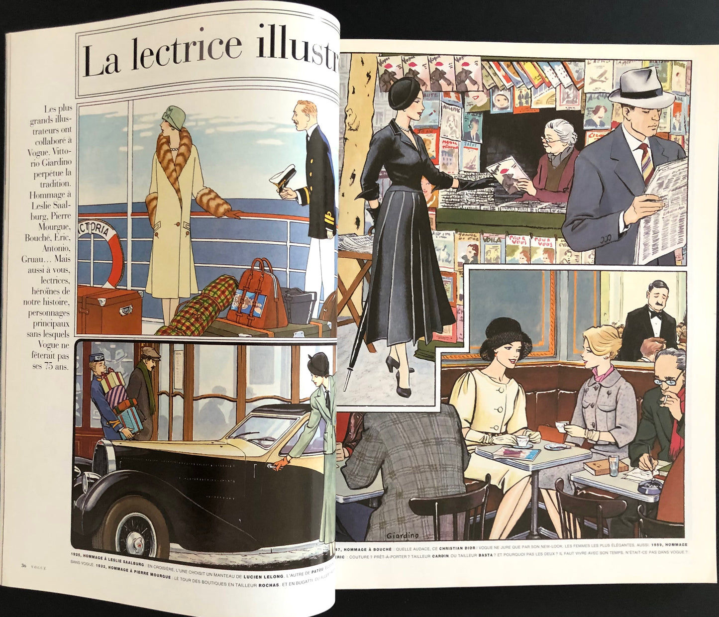 Vogue Paris December 1995/January 1996 - Les Fabuleux Album des 75 Ans - Nadja Auermann