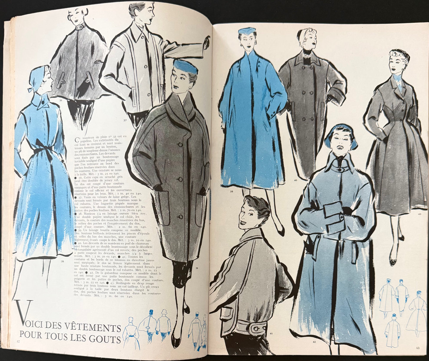 Modes et Travaux February 1954