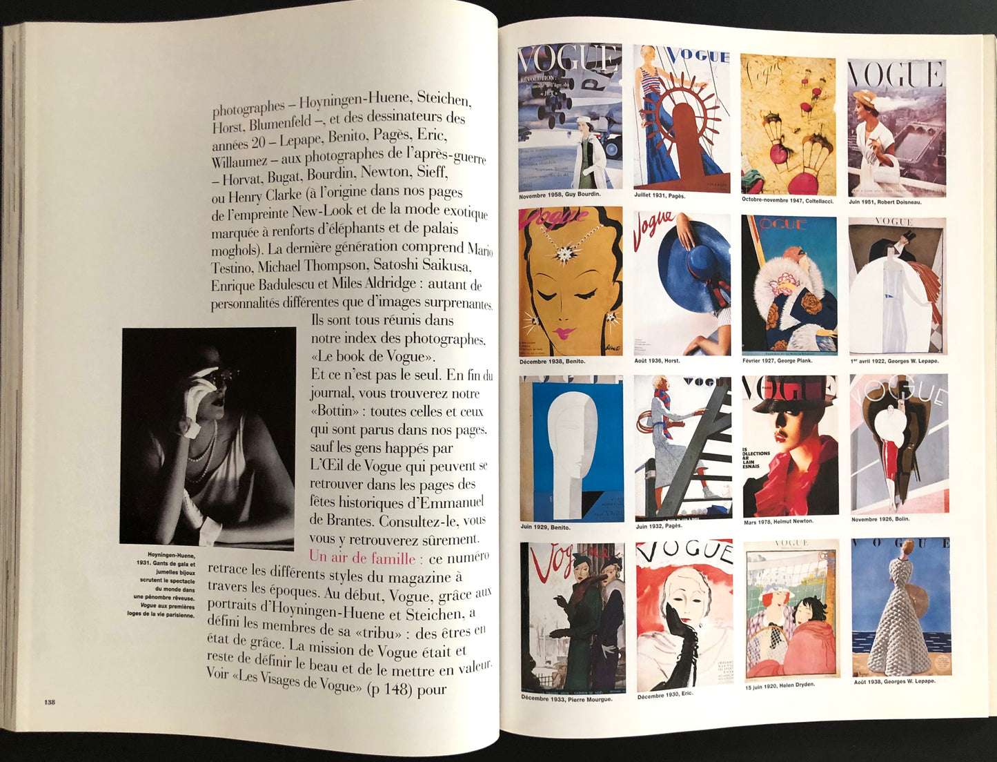Vogue Paris December 1995/January 1996 - Les Fabuleux Album des 75 Ans - Nadja Auermann