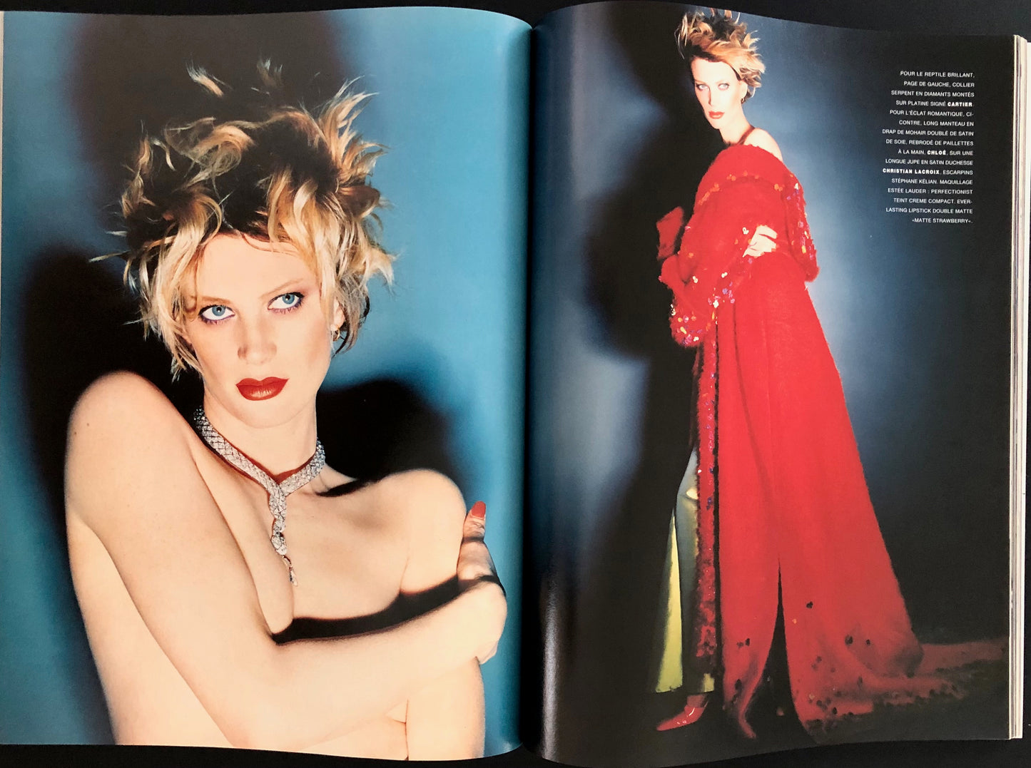 Vogue Paris December 1995/January 1996 - Les Fabuleux Album des 75 Ans - Nadja Auermann