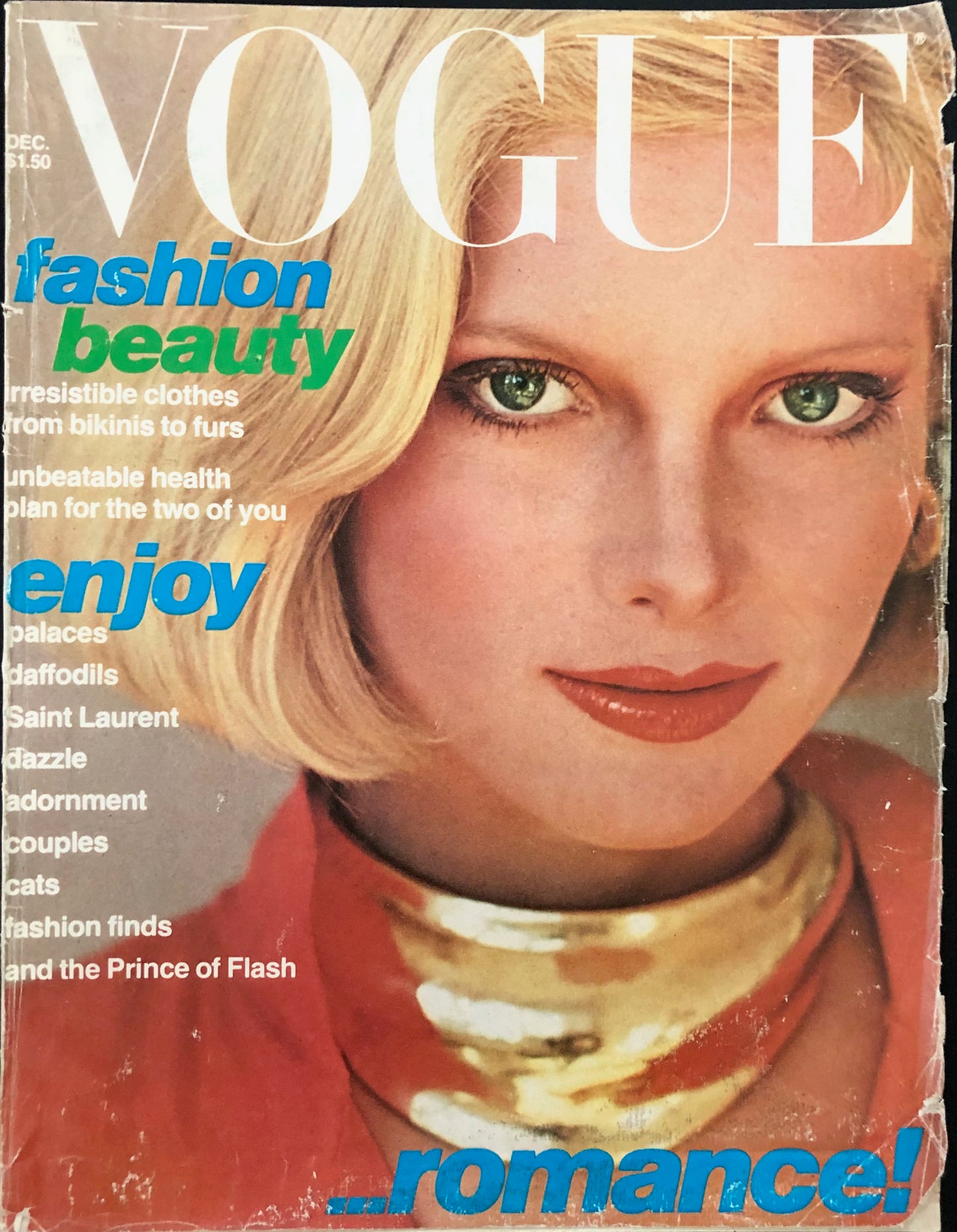 Vogue US December 1976 - Lisa Cooper - Arthur Elgort