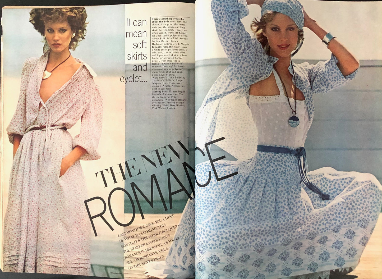 Vogue US December 1976 - Lisa Cooper - Arthur Elgort