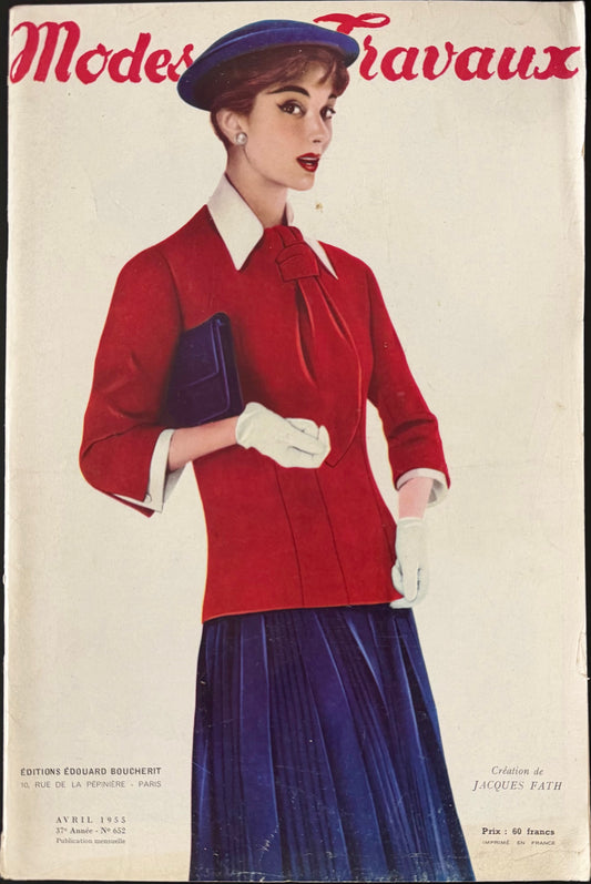 Modes et Travaux April 1955