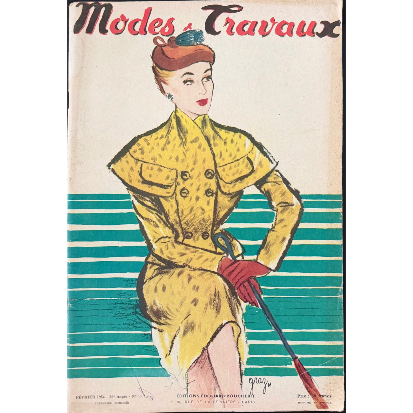 Modes et Travaux February 1954
