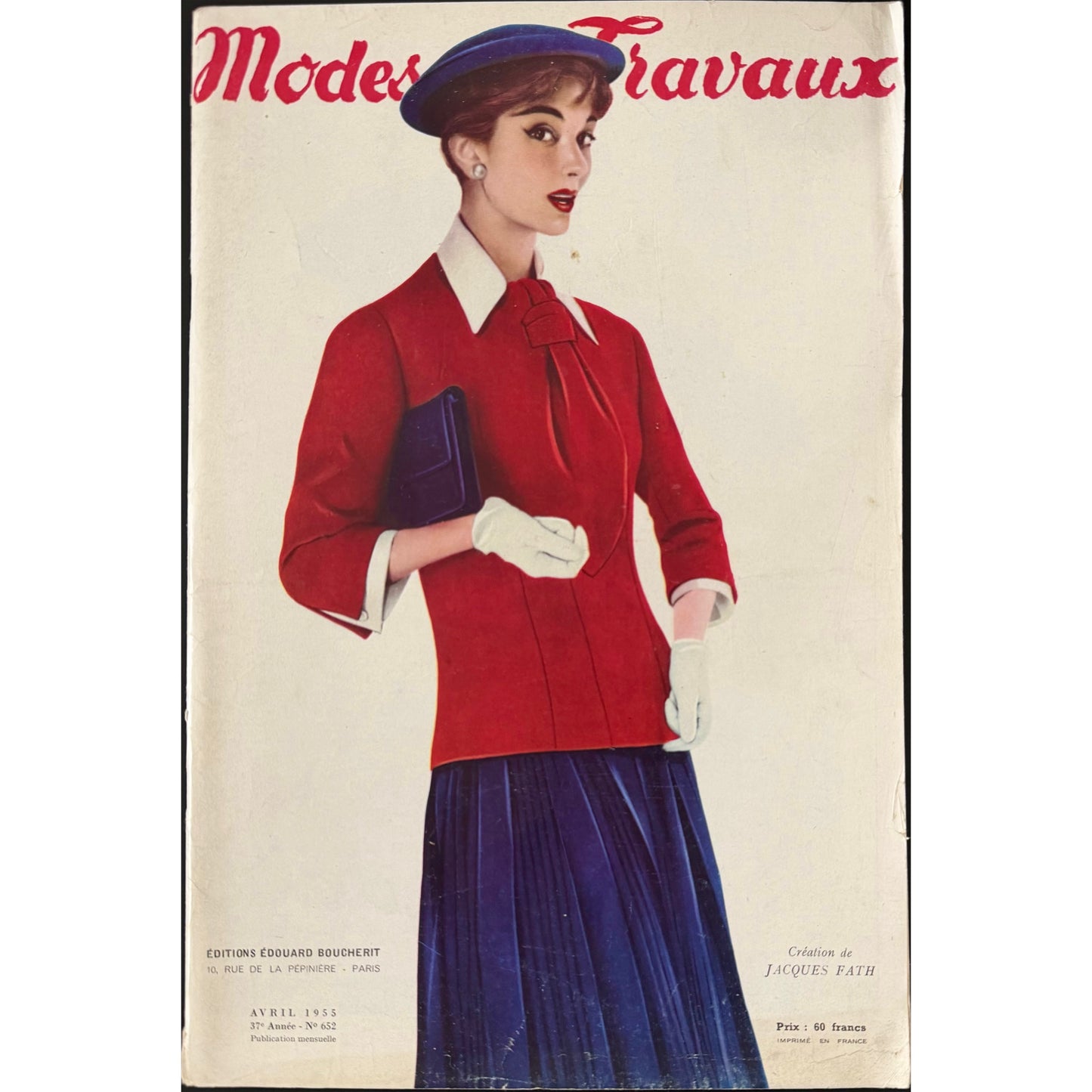 Modes et Travaux April 1955