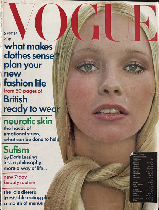 Vogue UK September 15, 1971 - Maudie James